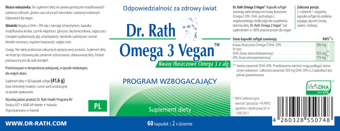028 PL Omega 3 Vegan Etykieta produktu 1